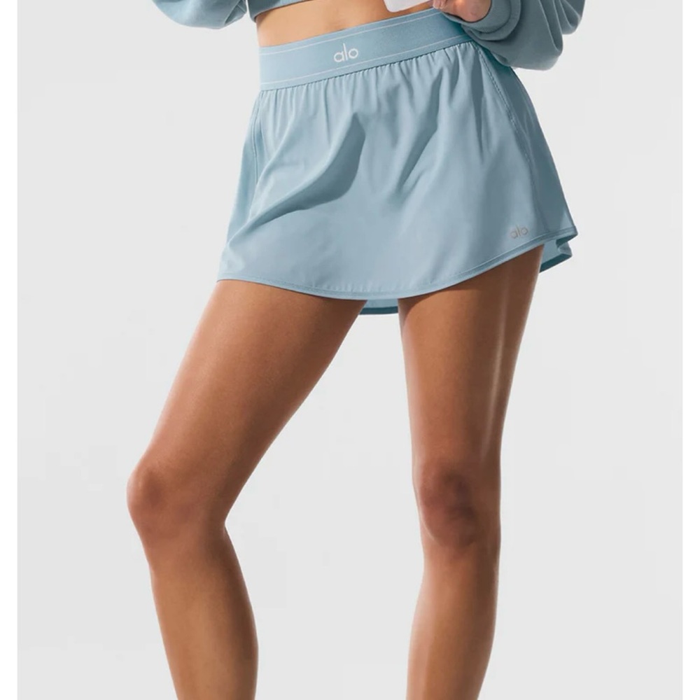 Alo Match Point Tennis Skirt NWT Celestial Blue